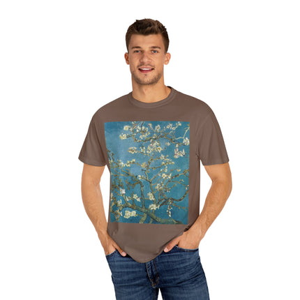 Almond Blossom by Vincent van Gogh Unisex Garment-Dyed T-shirt
