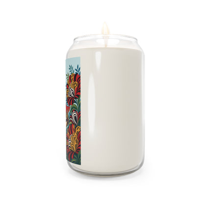 🌺🎭 The Lady Of The Exotic Flower Garden Scented Soy Candle – Art Deco Fashion Fantasy