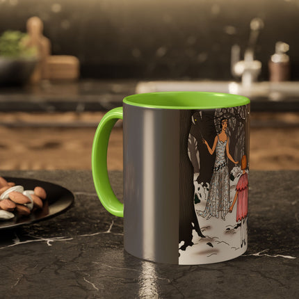 Fairy Tale Elegance Colorful Mugs (11oz, 15oz)