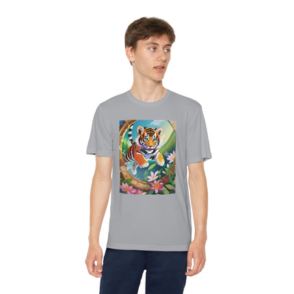 Majestic Tiger Cub Youth Competitor Tee – Courage, Adventure & Fiery Spirit