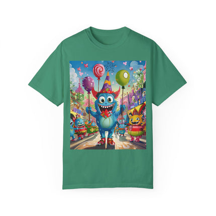 Monster Parade Madness Unisex Garment-Dyed T-shirt