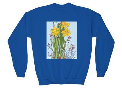 Daffodil Fairy Youth Crewneck Sweatshirt