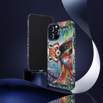 Cybernetic Red Panda Phone Cases