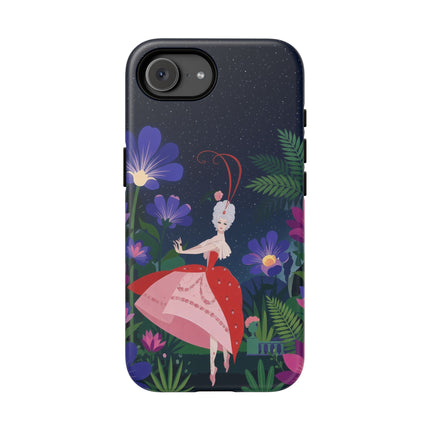 🌺✨ The Lady Of The Starlit Enchanted Garden Phone Case – Art Deco Floral Fantasy