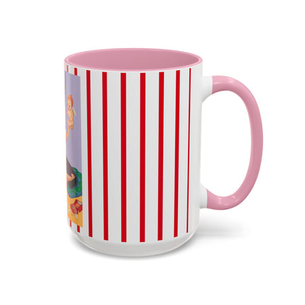 Art Deco Christmas Colorful Mugs (11oz, 15oz)