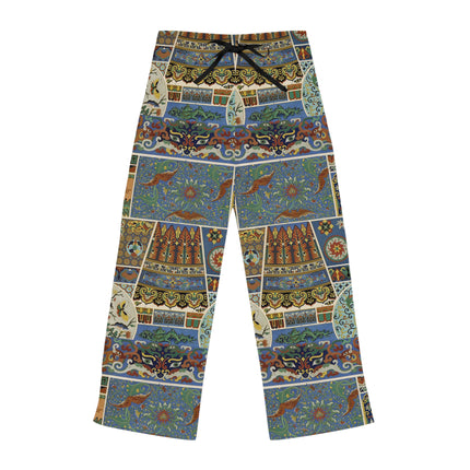 Chinois et Japonais by Auguste Racinet Women's Pajama Pants (AOP)