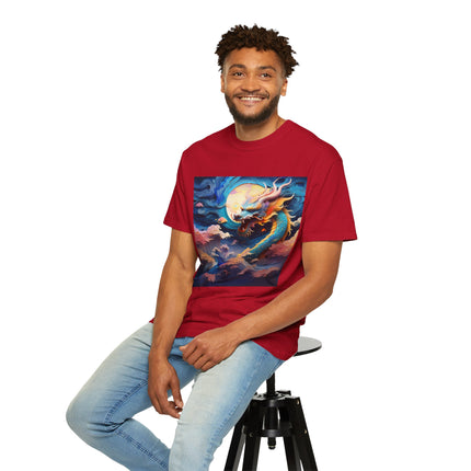 A Dragon's Ascent Unisex Garment-Dyed T-shirt