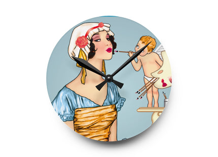 The Enchanting Painter Acrylic Wall Clock