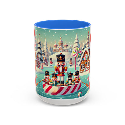 Nutcracker Candy-Striped Adventure Colorful Mugs (11oz, 15oz)