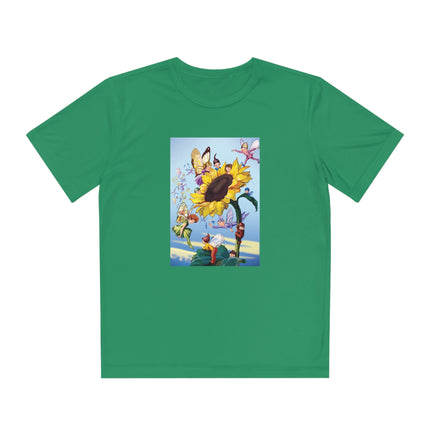 Sunflower Fairies by Margaret Tarrant Youth Competitor Tee – Golden Garden Magic & Storybook Wonder
