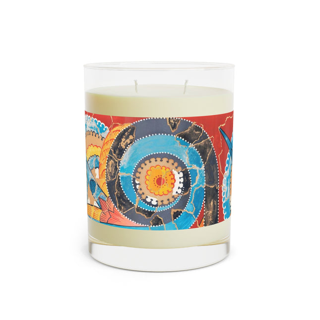 Reproduction of S-Spiral Frieze Scented Candle - Full Glass, 11oz