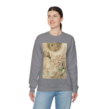 Sur talons rouges (On Red Heels) pl 01 by Gerda Wegener Heavy Blend™ Crewneck Sweatshirt