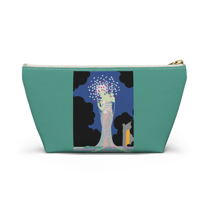 Butterfly Enchantress Cosmetic Bag – Ethereal Art Deco Magic & Pastel Dream
