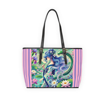 Fairy of the Koi Pond PU Leather Shoulder Bag