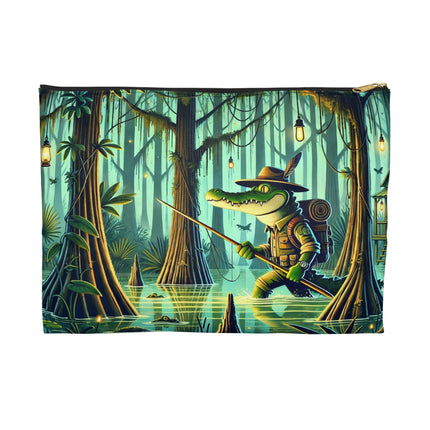 Swamp Stalker Accessory Pouch – Stealthy Predator & Misty Mystery