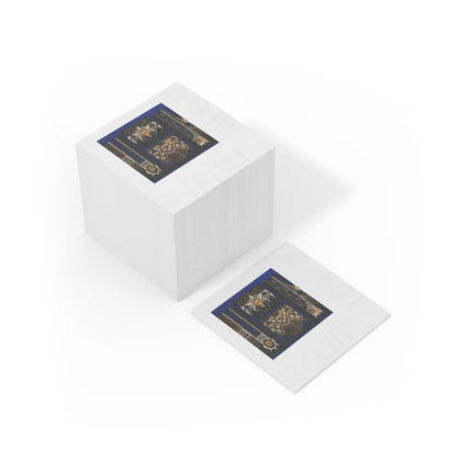 La décoration moderne dans le textile Pl. 4 by Gaston Charlet White Coined Napkins