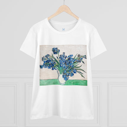 Irises by Van Gogh Women's Midweight Cotton Tee