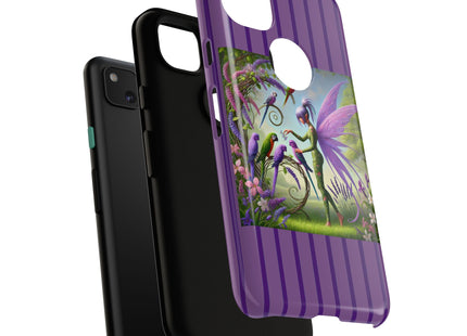 Lavender-Winged Fairy Phone Cases