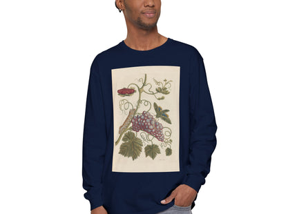 Botanical Pl.49 by Maria Sibylla Garment-dyed Long Sleeve T-Shirt