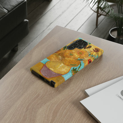 Vase with Twelve Sunflowers by Vincent Van Gogh Phone Cases