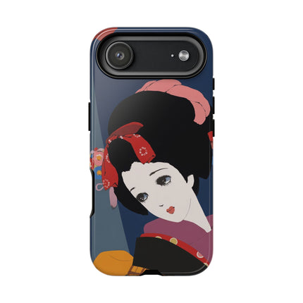Geisha Portrait Phone Case – Elegant Beauty & Timeless Grace