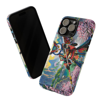 Cyberpunk Samurai Owl Phone Cases