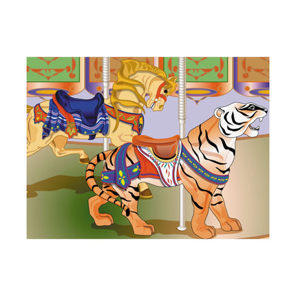 Carousel Splendor Premium Matte Horizontal Poster