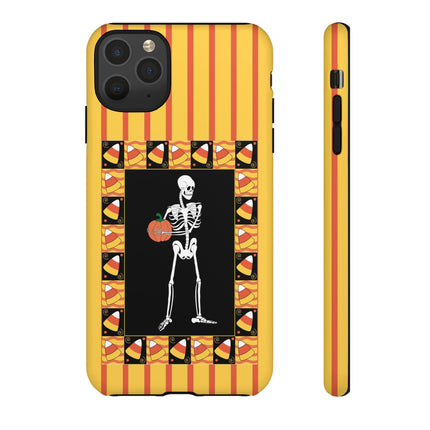 Candy Corn Skeleton Phone Cases