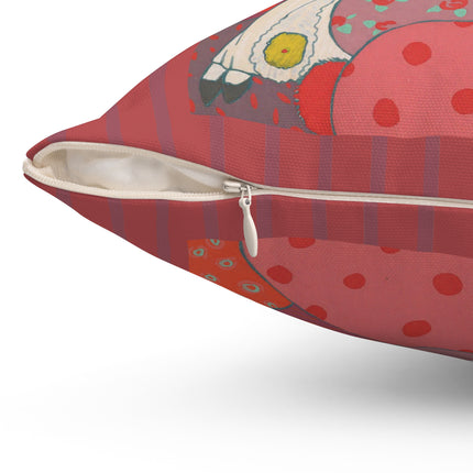 Les Coussins by Georges Lepape Spun Polyester Square Pillow