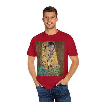 The Kiss by Gustav Klimt Unisex Garment-Dyed T-shirt