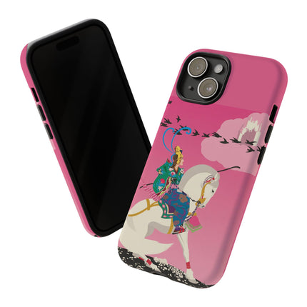 Samurai Princess on the White Steed Phone Case – Epic Grace & Mythic Power