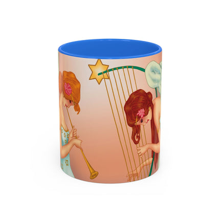 Heavenly Angel Duet Colorful Mugs (11oz, 15oz)