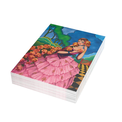 Enchanted Elegance by Bonora Degami Greeting Card 1, 10, 30, and 50pcs