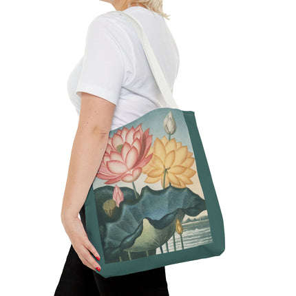 The Sacred Egyptian Lotus by Robert John Thornton Tote Bag (AOP)