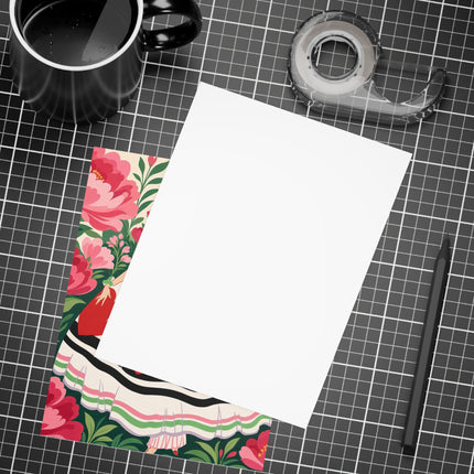 ❤️🌸 The Heart Garden Postcards With Envelopes – Art Deco Floral Romance