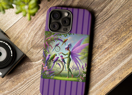 Lavender-Winged Fairy Phone Cases