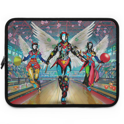Samurai Robot Angels Laptop Sleeve
