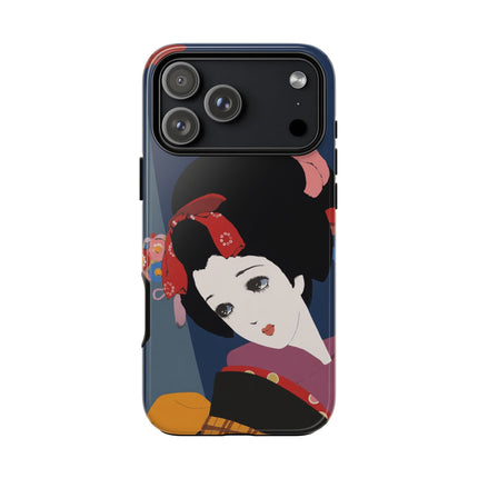 Geisha Portrait Phone Case – Elegant Beauty & Timeless Grace