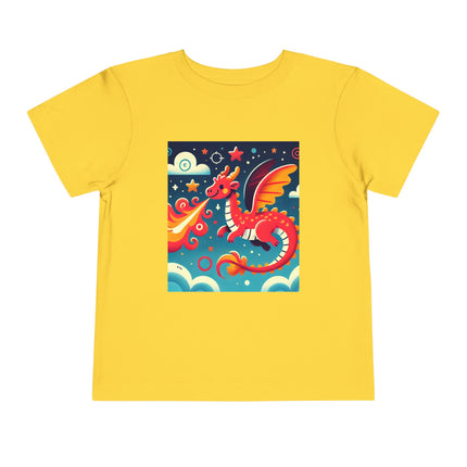 Starry Sky Dragon Toddler Short Sleeve Tee