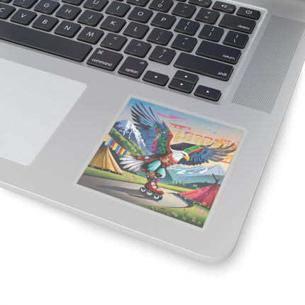 Eagle Skater Kiss-Cut Stickers (4 Sizes)