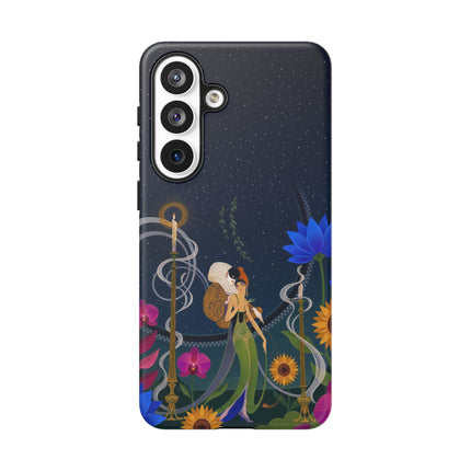 🌙🕯️ The Lady Of The Midnight Garden Phone Case – Art Deco Nocturne