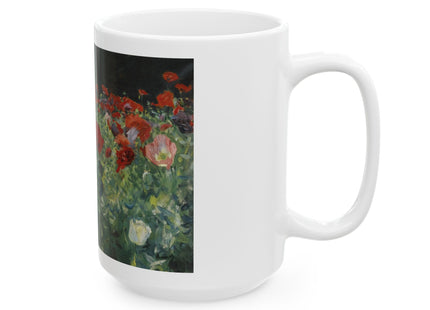 A Study of Poppies for Carnation, Lily, Lily, Rose by John Singer Sargent Ceramic Mug (11oz, 15oz)