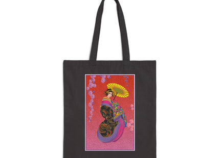 Enchanting Geisha Cotton Canvas Tote Bag