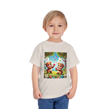 Teddy Bear Friendship Toddler Short Sleeve Tee