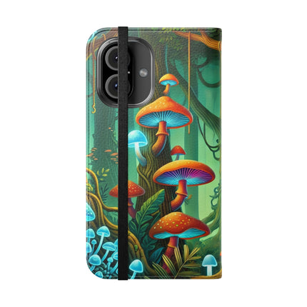 🐅🌿 Silent Stripes Flip Case – Stealth, Grace & Enchanted Forest