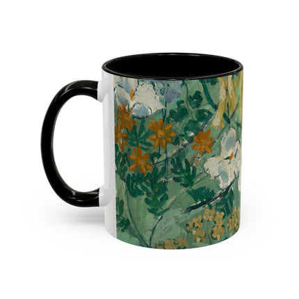 Flowers by August Babberger Colorful Mugs (11oz, 15oz)