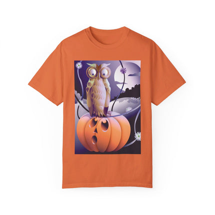 The Startled Pumpkin Unisex Garment-Dyed T-shirt