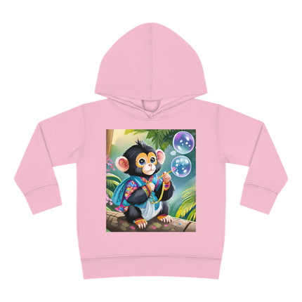 Bubble Magic in the Jungle Toddler Pullover Fleece Hoodie