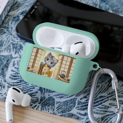 Playful Kitten in the Tea Room AirPods and AirPods Pro Case
