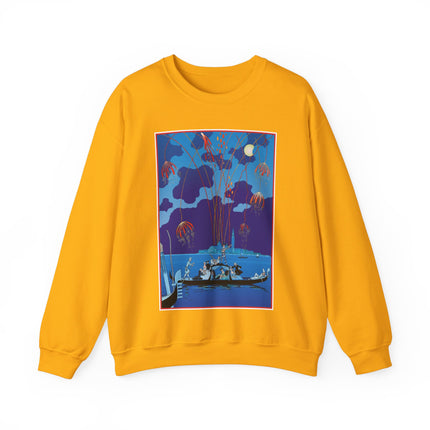 Fireworks in Venice by George Barbier Heavy Blend™ Crewneck Sweatshirt